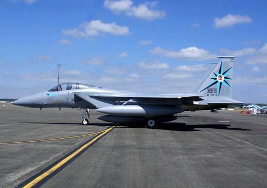 McChord Air Museum Homepage - F-15 Eagle (s/n 76-048) from 318th